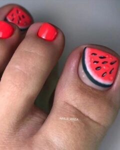 Lire la suite à propos de l’article 32+ Idées Éclatantes de Nail Art pour les Ongles des Orteils à Arborer avec Style