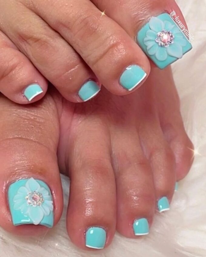 Art des ongles de pieds