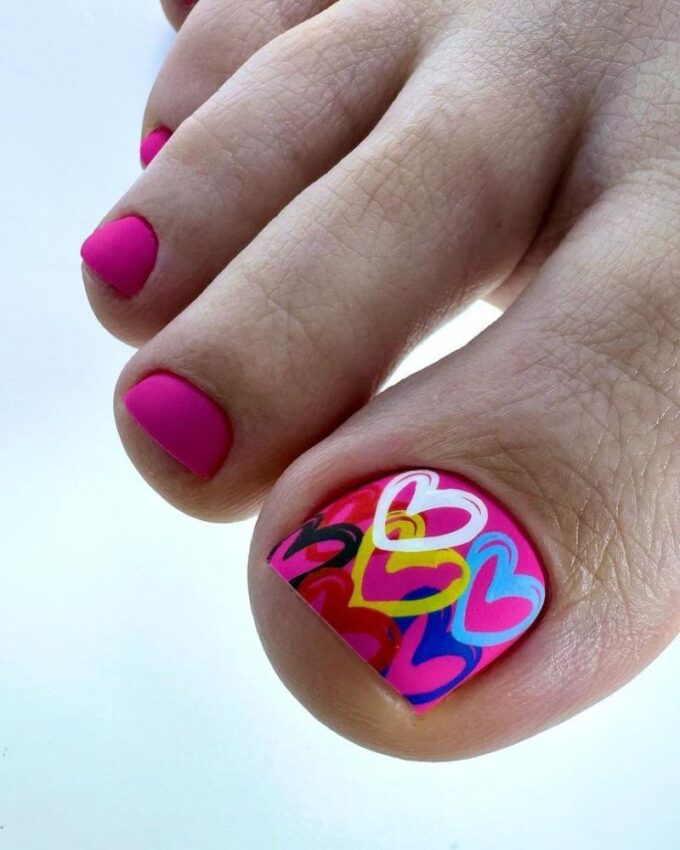 Designs d'ongles de pieds